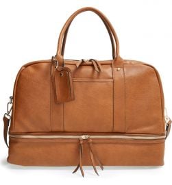 Sole Society Mason Weekend Bag in Cognac at Nordstrom